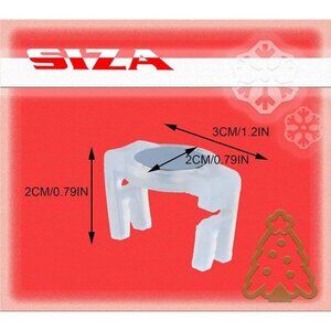 Magnetic Christmas Light Clips for E17-C9 Holiday Lighting Sockets (Nickel-25MC)